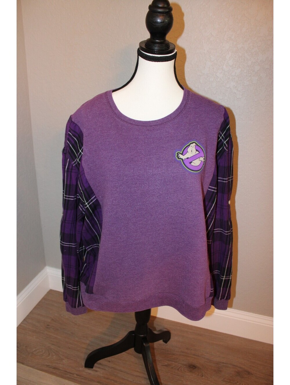 Ghostbusters Purple Sweatshirt 2X/2XG 18W/20W Rework